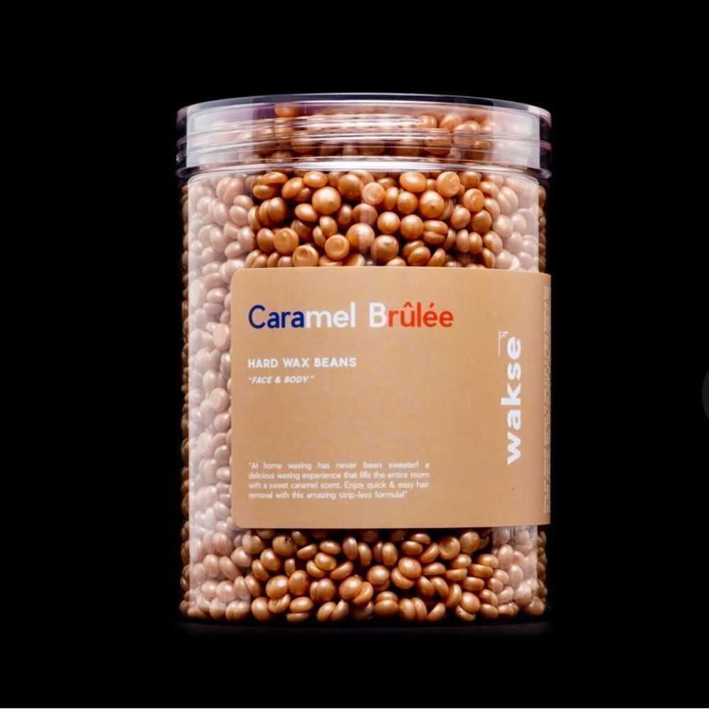 Wakse Limited Edition Caramel Brûlée Hard Wax Home Waxing Kit